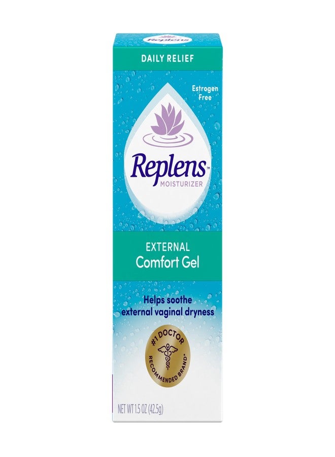 Replens Moisturizer External Comfort Gel for Vaginal Dryness, 1.5 oz - Image 1